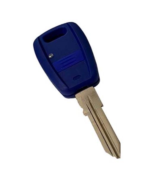 Llave Carcasa Fiat 1 Boton Gt15 Azul B04a